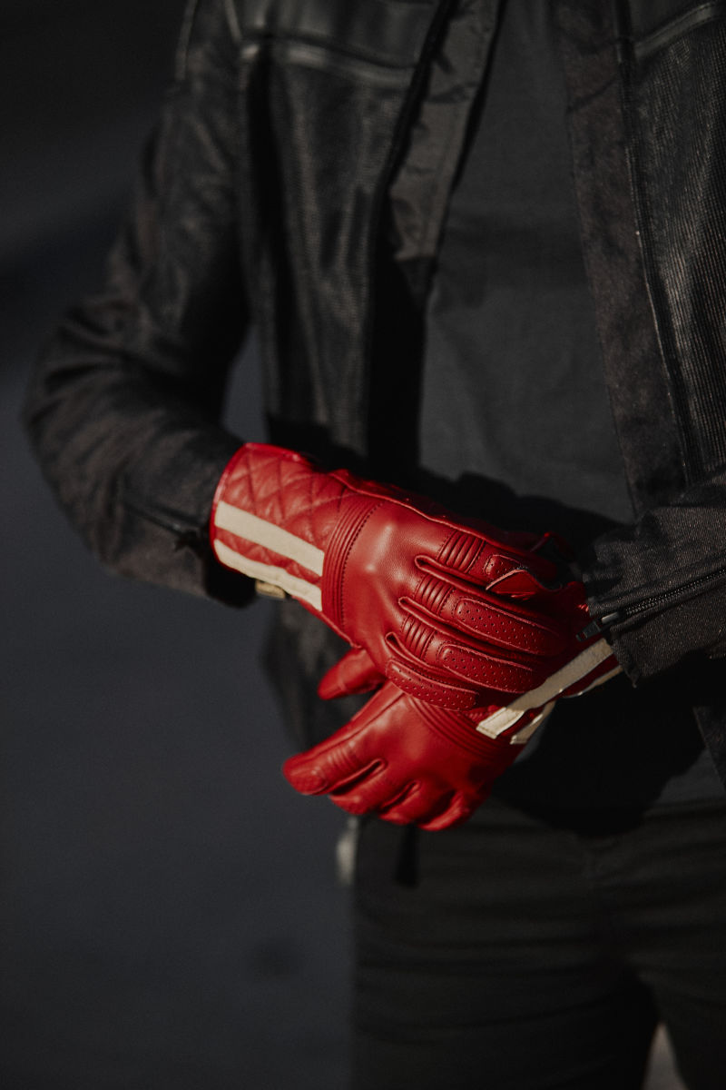 Triumph union jack gloves hot sale